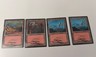 MTG Basic Land Mountain (CEI) #297 2x #298 #299 SIGNED Douglas Shuler LP