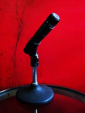 Vintage 1970's Shure SM57 cardioid dynamic microphone Lo Z w mic clip SM56 USA 3