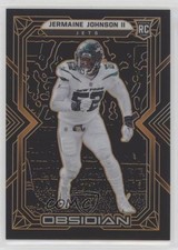 2022 Panini Obsidian Rookies Electric Etch Orange 50/75 Jermaine Johnson II 1d0h
