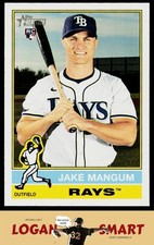 Jake Mangum 2025 Topps Heritage #693 RC Tampa Bay Rays