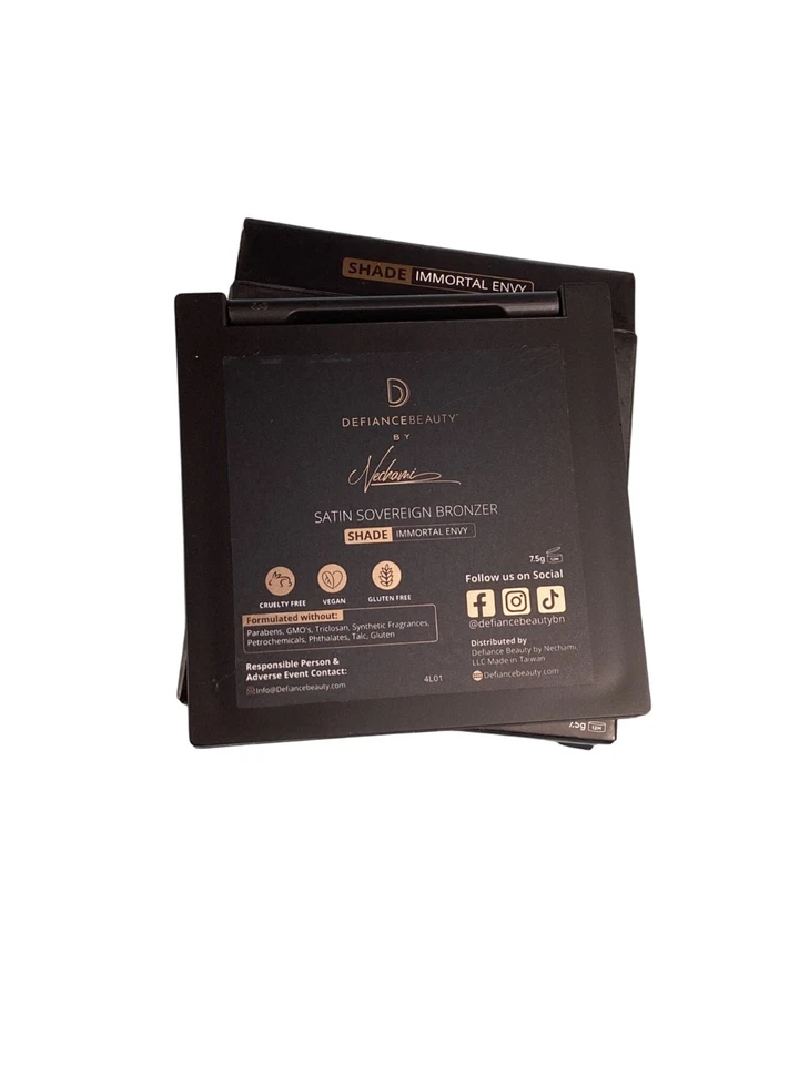Defiance Beauty Satin Sovereign Bronzer Shade Immortal Envy 7g Radiant Finish - Image 2 of 4