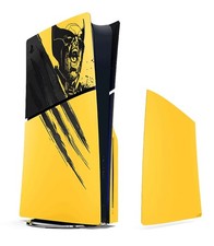 PS5 Slim Console Covers Marvel's Wolverine Battle Yellow Limited Edition New