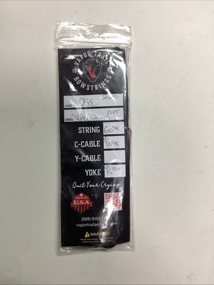 PSE Xpedite NXT Vapor Trail String Set Red And Black