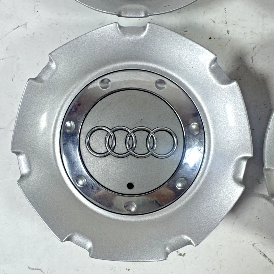 Центральные колпаки колес 07–11 Audi A4 A6 A8 RS4 S4 S6 S8 4 комплекта от оригинального производителя - Изображение 3 из 4