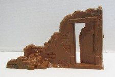 MARX PLAYSET VINTAGE BATTLEGROUND HARD PLASTIC DESTROYED BUILDING 54mm ARMY WWII