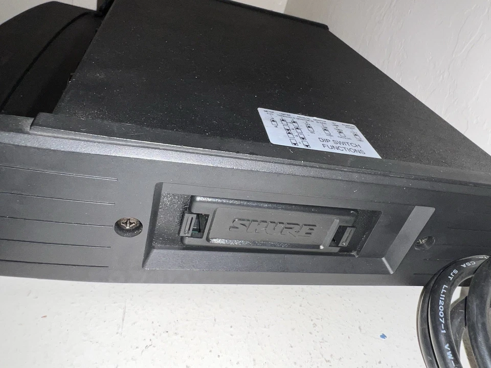 Shure M367 6 Input Portable Microphone Mixer W/ Power Chord Tested/Working - Image 4 of 4