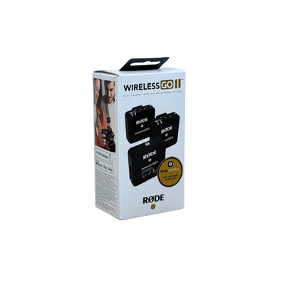 RØDE Wireless GO II Zweikanal-Mikrofonsystem - Schwarz
