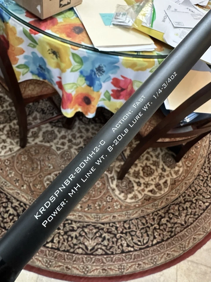 Varilla giratoria KastKing 8’ Brutus Potencia: MH Peso de línea: 8-20 lb Foto 2 de 4