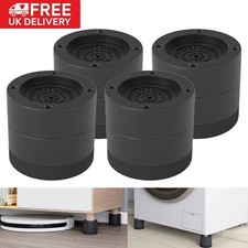 4Pcs Heavy Duty Bed Chair Risers Furniture Feet Leg Lift 6cm Extra Raisers UK