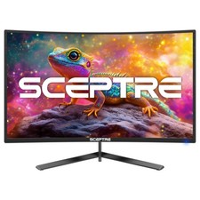Gaming Monitor 24 Curved 1080p 180Hz DisplayPort HDMI Sceptre C248B-FWT168 sRGB