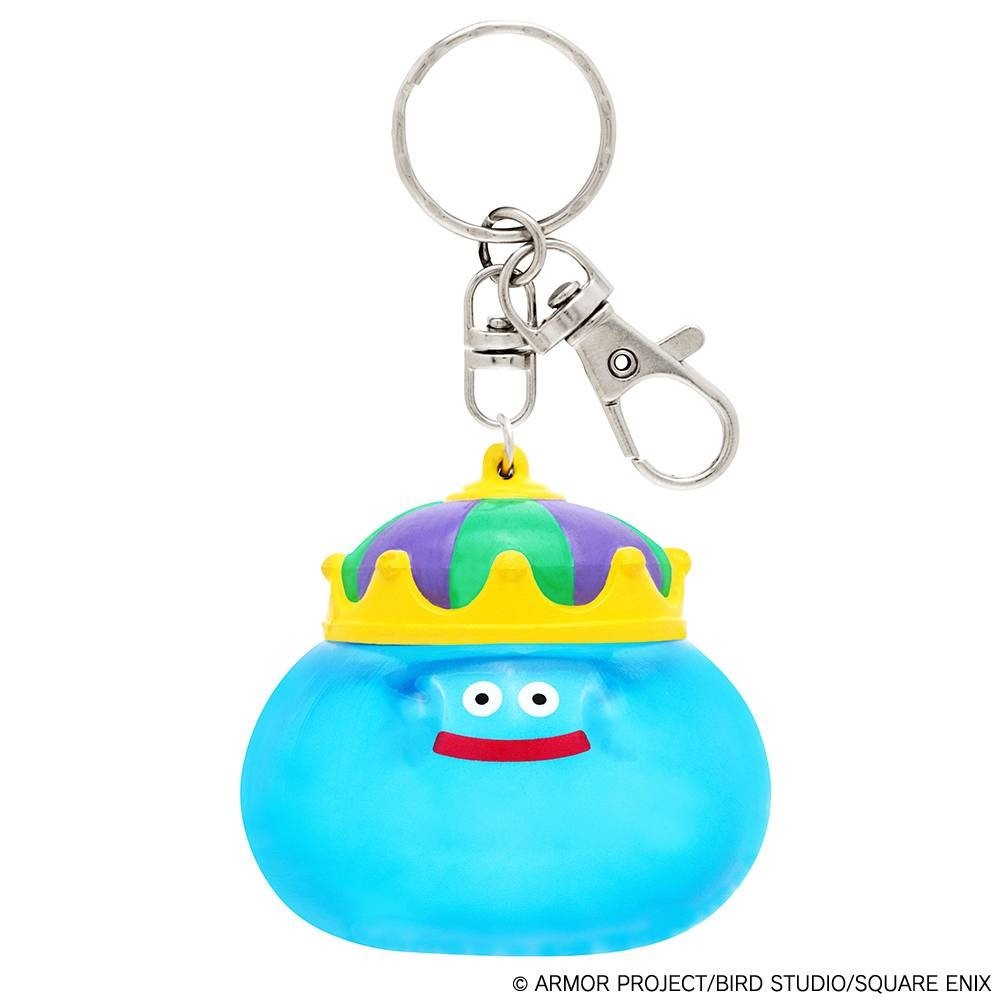 Porte-clés Dragon Quest King Slime cadeau idéal pour collectionneur et fan de retrogaming