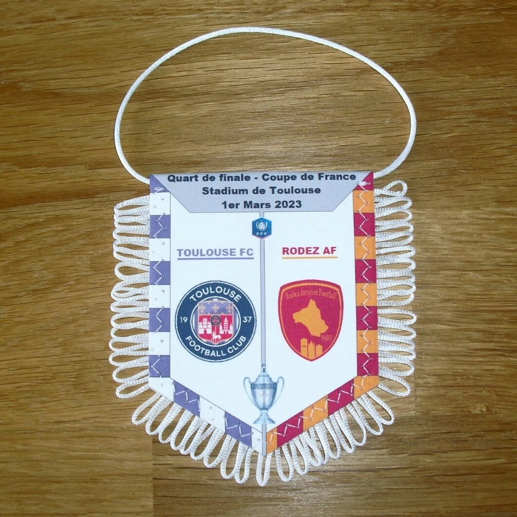 Toulouse TFC ancien fanion vintage foot football pennant wimpel banderin