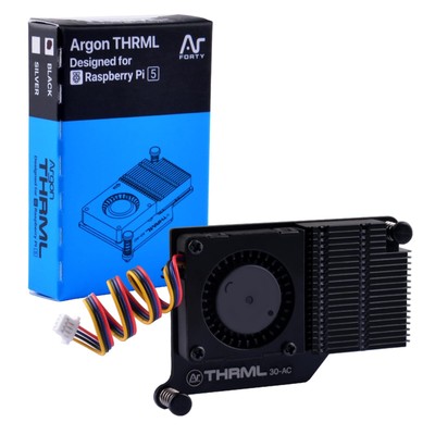 Geeekpi Argon Thrml Active Cooler For Raspberry Pi 5, Argon Thrml Active  No.138
