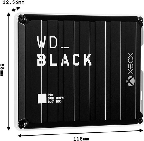 WD_BLACK P10 2TB Game Drive for Xbox Portable External Hard Drive WDBA6U0020BBK™ - Picture 8 of 11