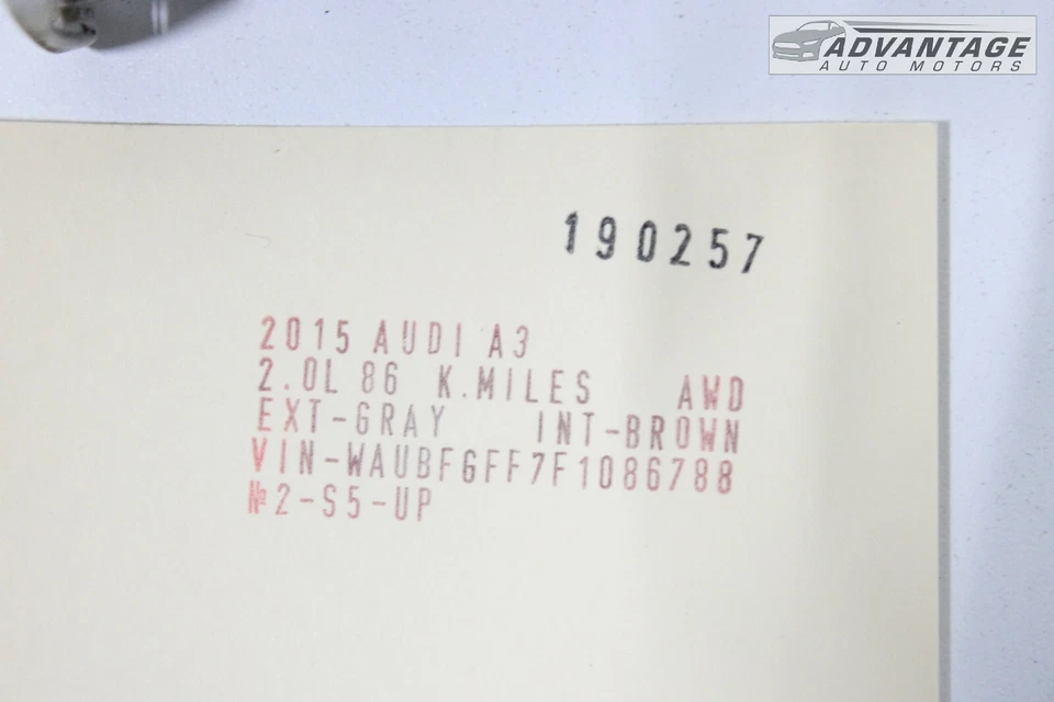 Audi A3 2015-2016 8V 2,0 L motor quattro cigüeñal trasero sello brida OEM Foto 4 de 4