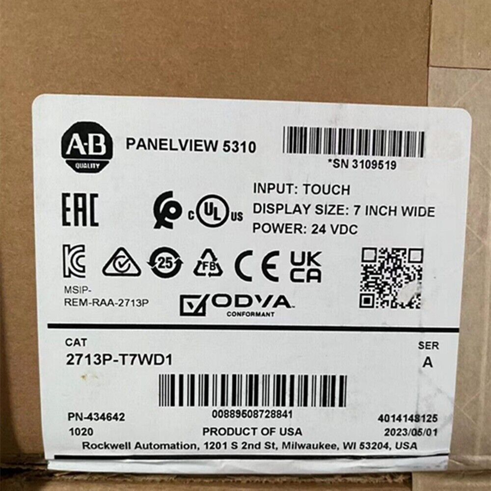 NEW 2713P-T7WD1 Allen Bradley 2713PT7WD1 Panelview 5310 Terminal | eBay