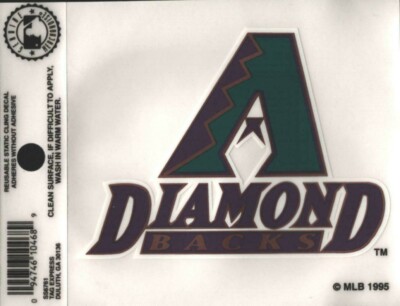 1995 Arizona Diamondbacks MLB Baseball Reusable Static Cling Decal New Vintage