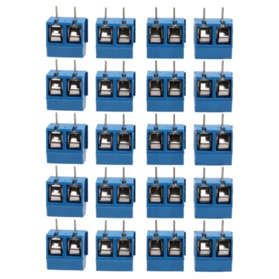 2-Pin Screw Terminal Block Connector, Grid 5.08 mm, PCB Mont6497-