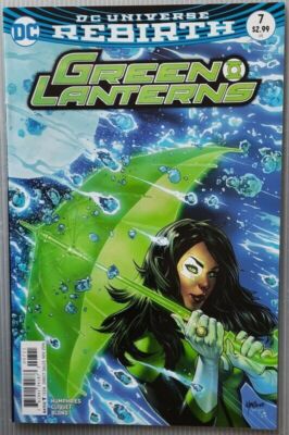2016 DC COMICS - DC UNIVERSE REBIRTH - GREEN LANTERNS - # 7 - VARIANT COVER