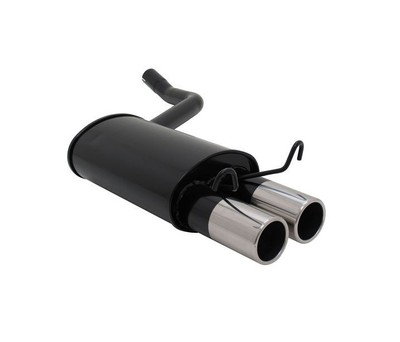NOVUS SILENCER VN219 for Mercedes 190 W201 190E 1.8 2.0 1988-1993 2X76MM