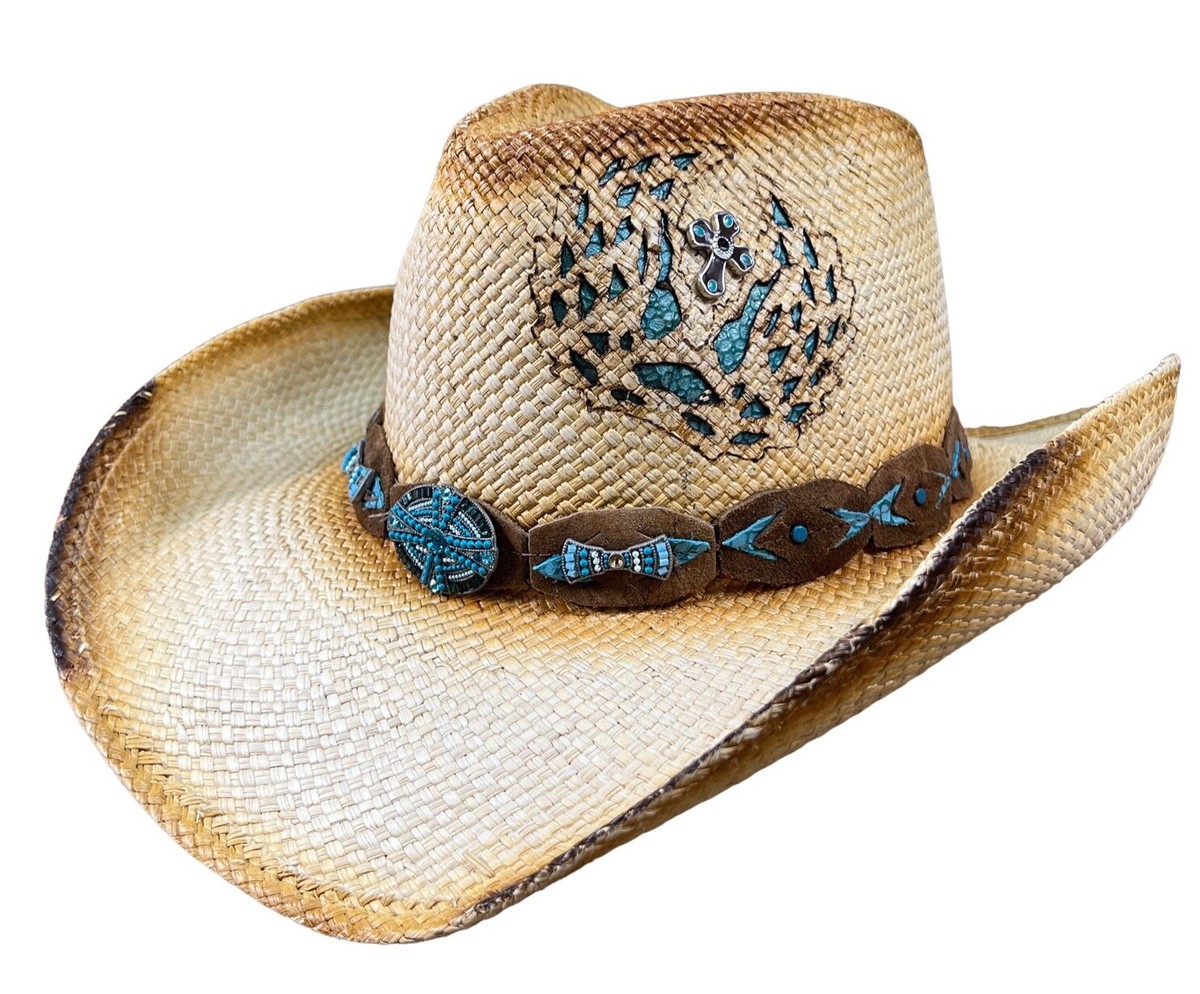 Bullhide Platinum Collection Cowboy Hat Size XL Straw 