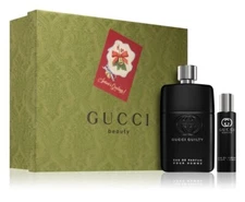 GUCCI GUILTY BEAUTY POUR HOMME 2 PC GIFT SET FOR MEN - 3.0 OZ EDP + 0.50 OZ EDP