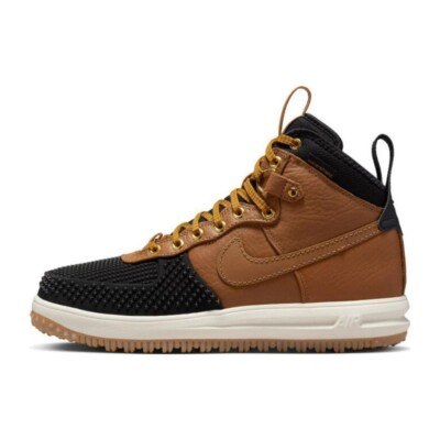 Nike Lunar Force 1 Anti-slip and wear-resistant Mid-top Board shoes -805899-202-