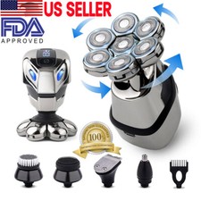 Electric Head Shaver Razor 7D Cordless Shaver...