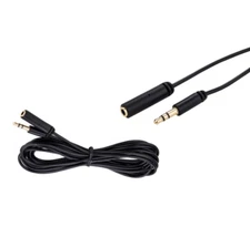 3.5mm 25ft Audio Male to Female Extension Cable  Stereo Headphone AUX Slim Cord