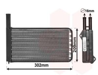 VAN Wezel WäRmetauscher Innenraumheizung FüR Ford Escort VII Stufenheck 18006154