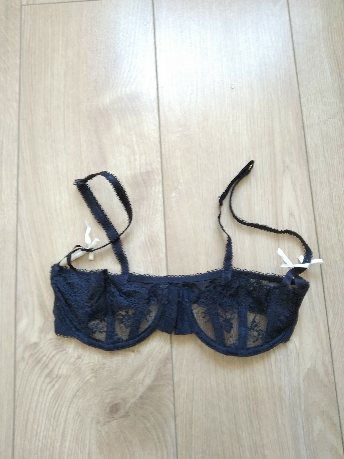Ann Summers Lace Half Cup Bra 32 D Gem