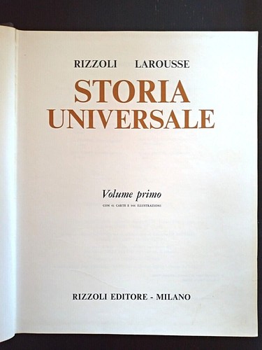 Enciclopedia Storia Universale Rizzoli Larousse - 1965 - 2 Volumi - Completa - Foto 4 di 12