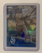 2022 Topps Series 1 FERNANDO TATIS JR. 2021's Greatest Hits BLUE Padres #21GH-17