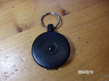 NOS UNUSED USA ORIGINAL BLACK RETRACTABLE KEY-BAK KEY HOLDER BLACK BELT W COAST
