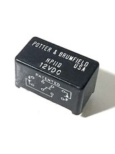New AMF Potter Brumfield HP11D 8 pin Mini Relay, 12V DC, Made in USA