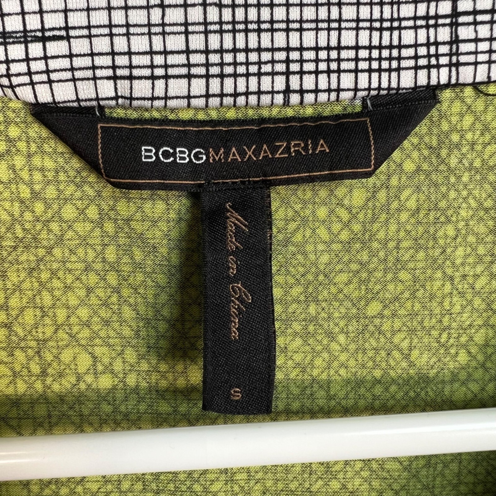 BCBG MAXAZRIA Womens Multicolor Patchwork Print D… - image 3