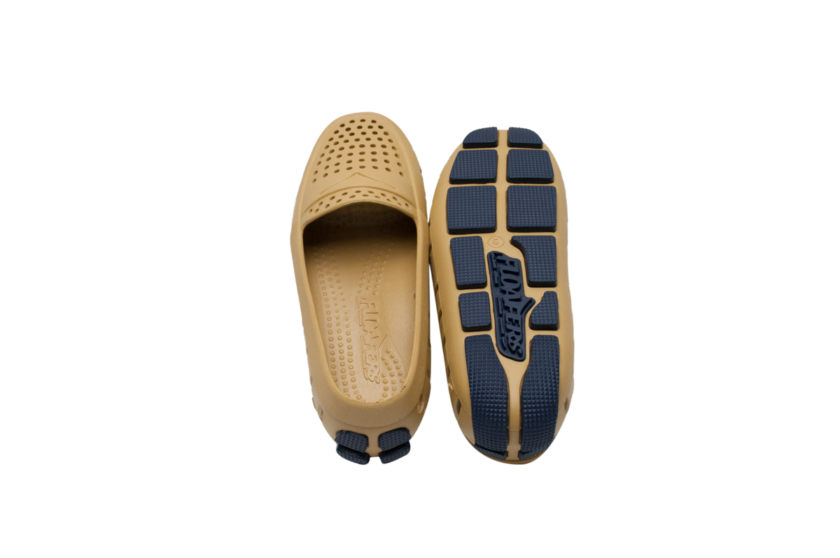 Floafers Rubber Driver Loafers Light Gray Yellow Sole Slip On Water Shoes Sz 13 Floafers Prodigy Driver Loafers - Slip On Kids Shoes  main image 2