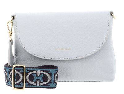 COCCINELLE Paulina Mini Crossbody Bag S Umhängetasche Tasche Snow hellgrau Neu