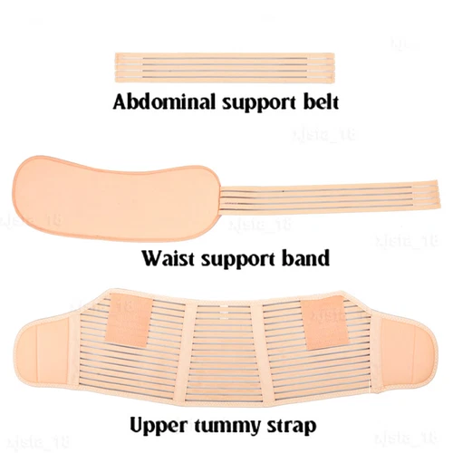 Schwangerschaft Bauch Bauch Band Umstandsband Bauch Taille Rücken Stützgürtel Bandage - Bild 13 von 33