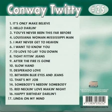 COUNTRY KARAOKE CLASSICS CONWAY TWITTY CD+G CKC-25,Desperado Love +