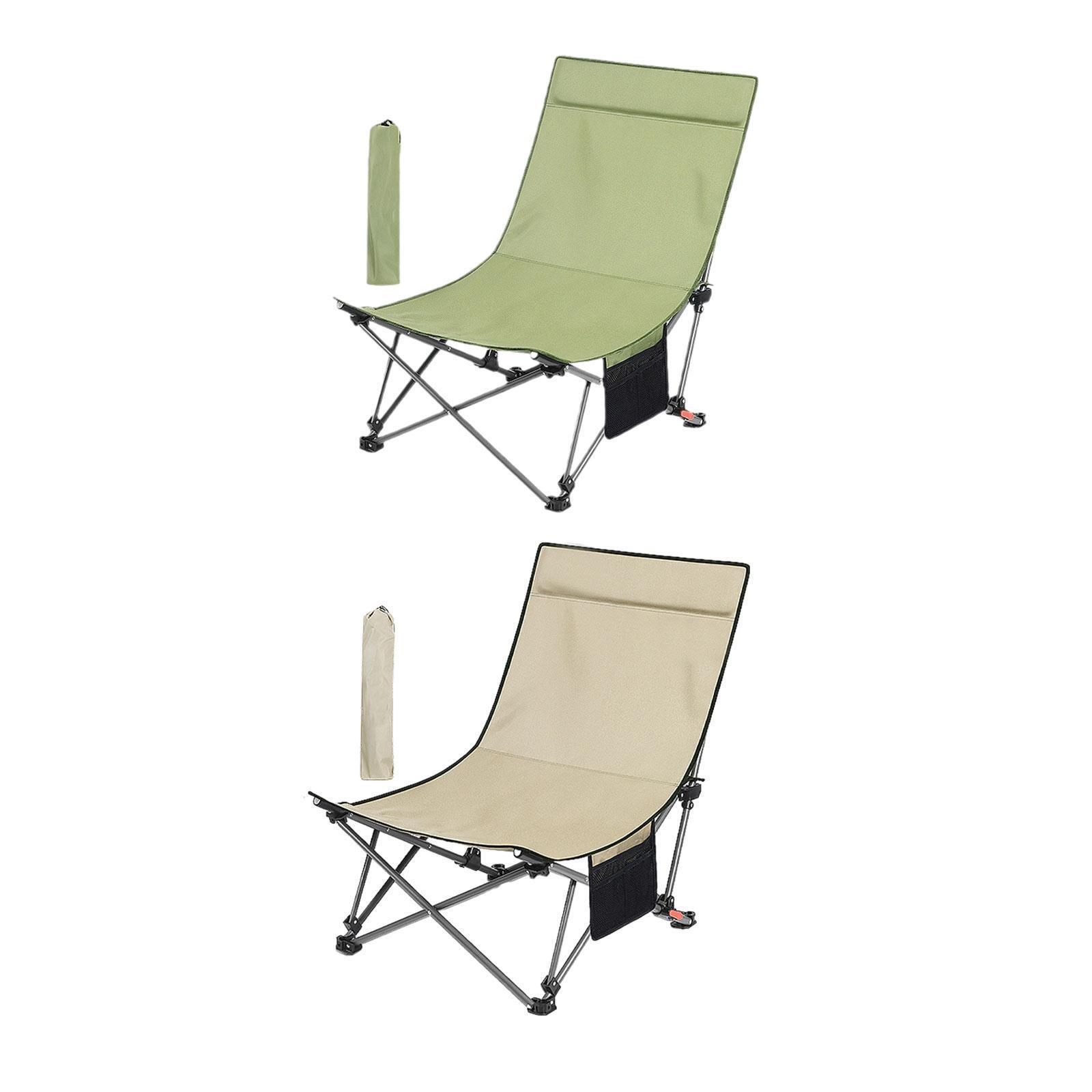 Folding Chair Camp Chair 4 Level Adjustable Foldable with Padded