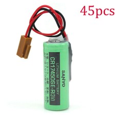 45x CR17450SE-R 3V 2500mah PLC Battery For FANUC A98L-0031-0012 CNC System Plug