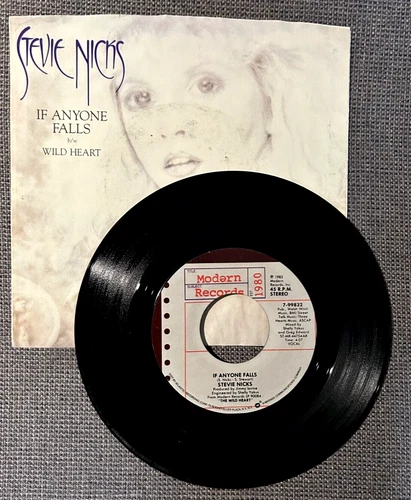 STEVIE NICKS Record Fleetwood Mac If Anyone Falls Wild Heart 1983 7" 45 EX Vinyl