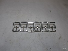 6 Qty Nickel Matte, Center Bar Buckle 1-1/2" OD x 1" OD  3/4" ID x 1-1/4" ID 