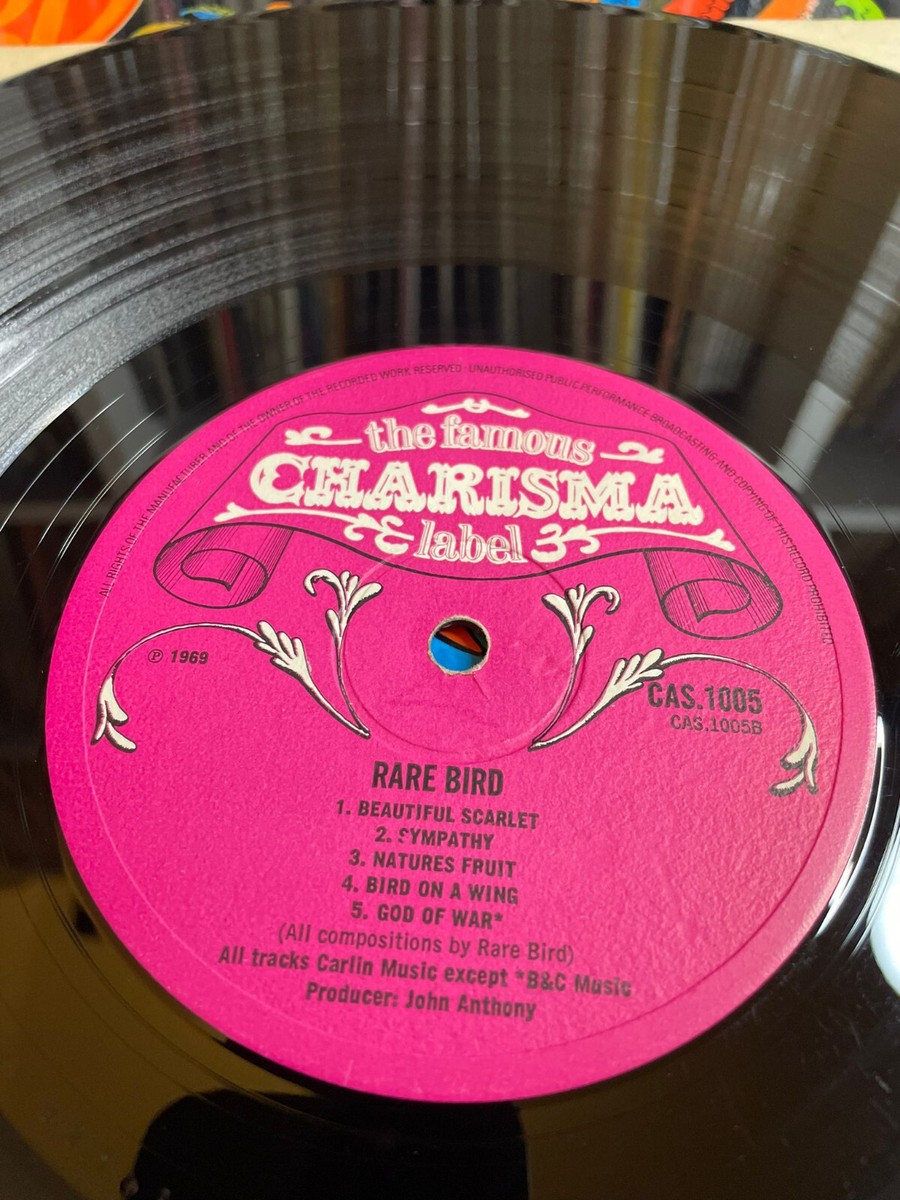 RARE BIRD - RARE BIRD 1st UK Charisma CAS1005 Pink Scroll 1969 LP