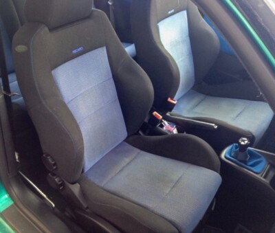 EURO Recaro Set VW MK4 Golf GTI 20th Anniversary 337 Blue Stripped
