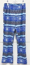 Cat Jack Boys Pajama Fleece Pants Blue pattern Size XL 16