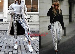 zara snake leggings