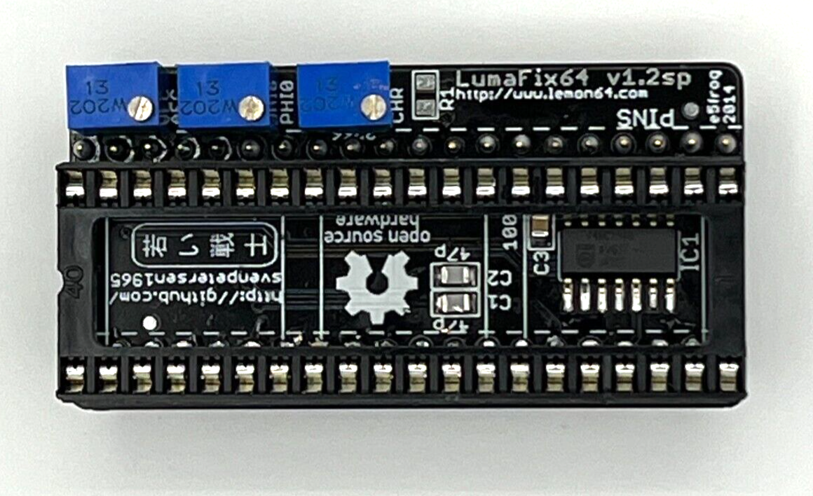 Commodore 64 LumaFix - Remove Vertical Banding Improve Video
