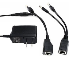 ul Listed 12v Power Over Ethernet Poe Injector And Poe Splitter Kit Extension